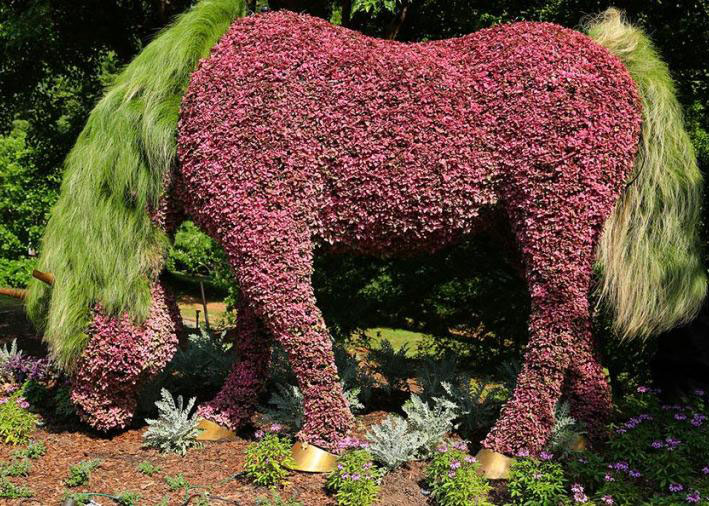 horse garden sculptures -  10