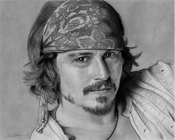 10 realistic face drawings