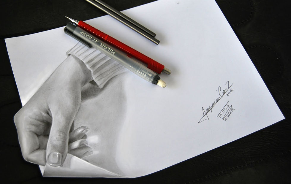 11 hand 3d drawings by joaquim cruz