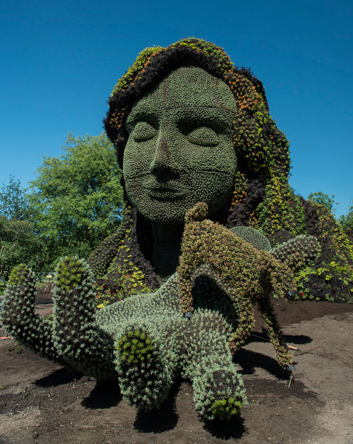13 lady garden sculptures