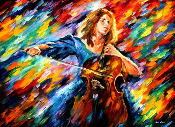 musician colorful paintings by leonid afremov -  15
