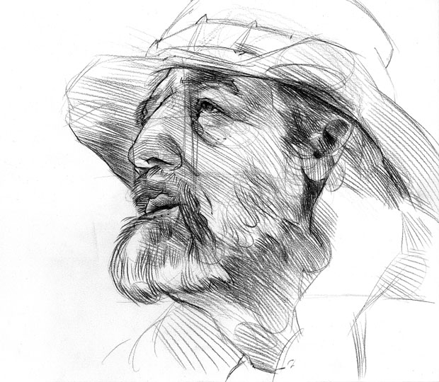15 portrait drawing by frosty