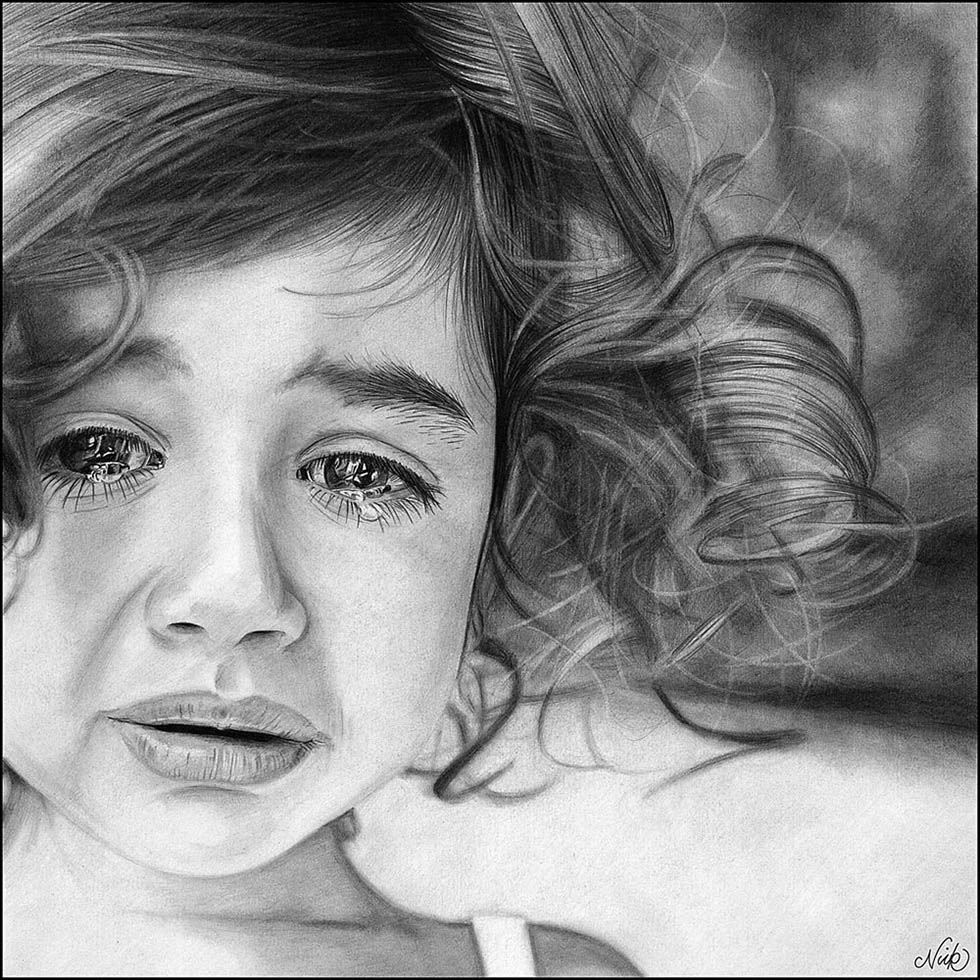 18 baby realistic drawings