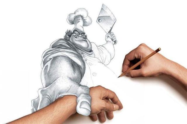 3 Easy Steps To Start Creative Unique Pencil Drawing - Babasart..-sonxechinhhang.vn