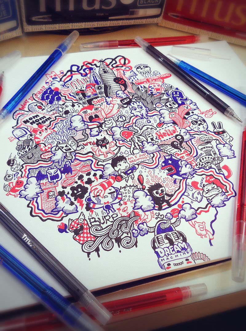 20 dreaming doodles by lei melendres