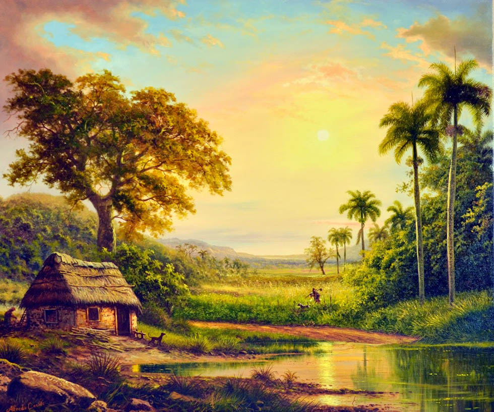 palm tree painting -  20