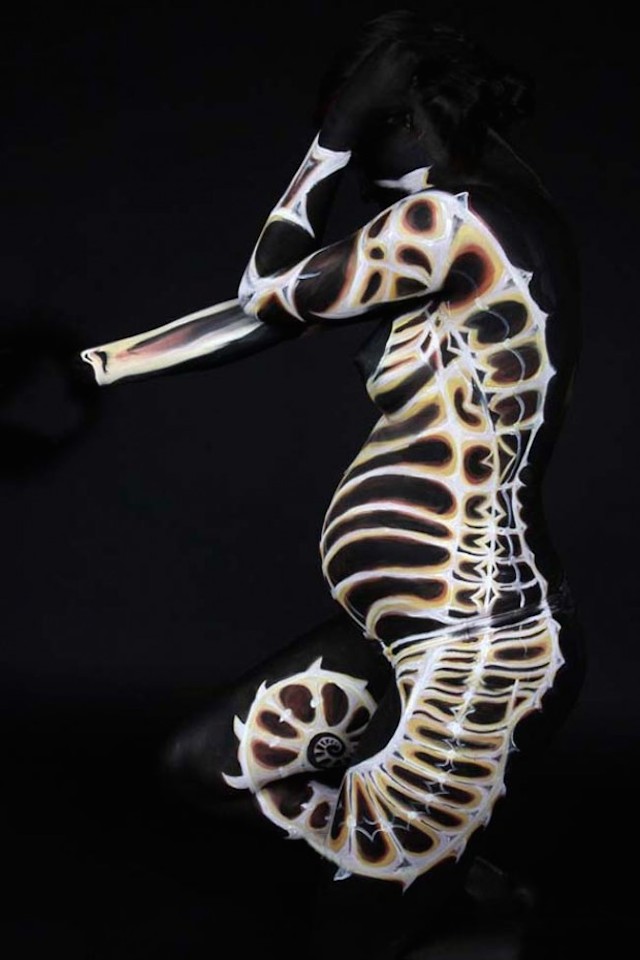 21 body paintings by ray massey
