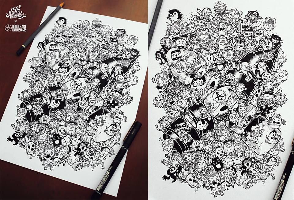 21 funny doodle art by lei melendres