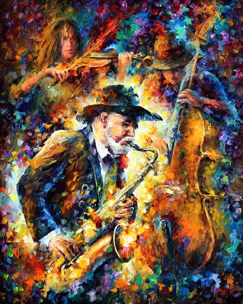 22 tune colorful painitngs by leonid afremov