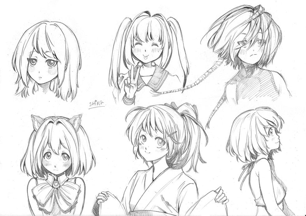 manga drawings by shirachan -  23