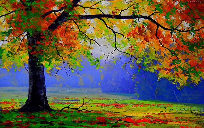 beautiful tree paintings