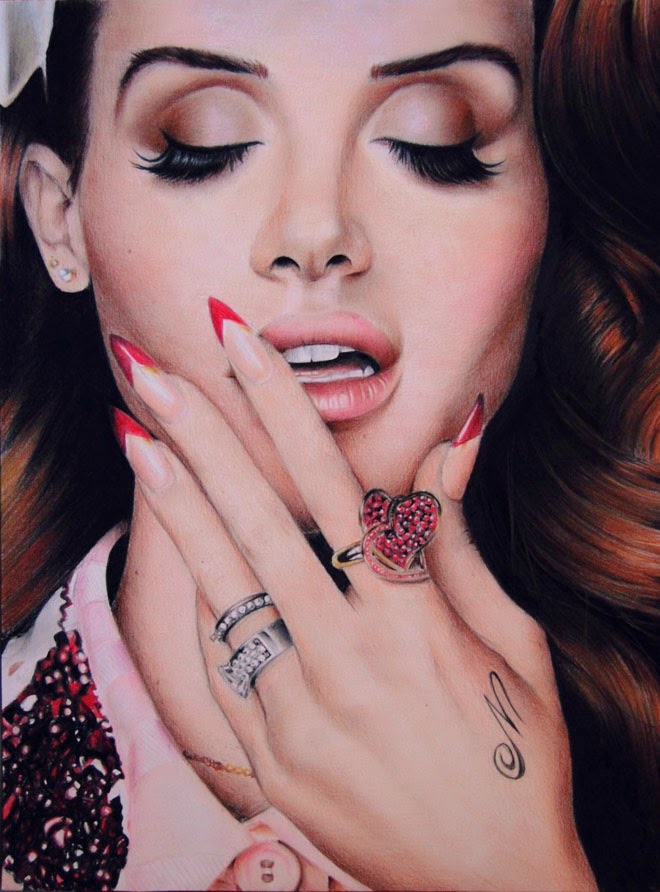 4 color pencil drawing by valentina zou
