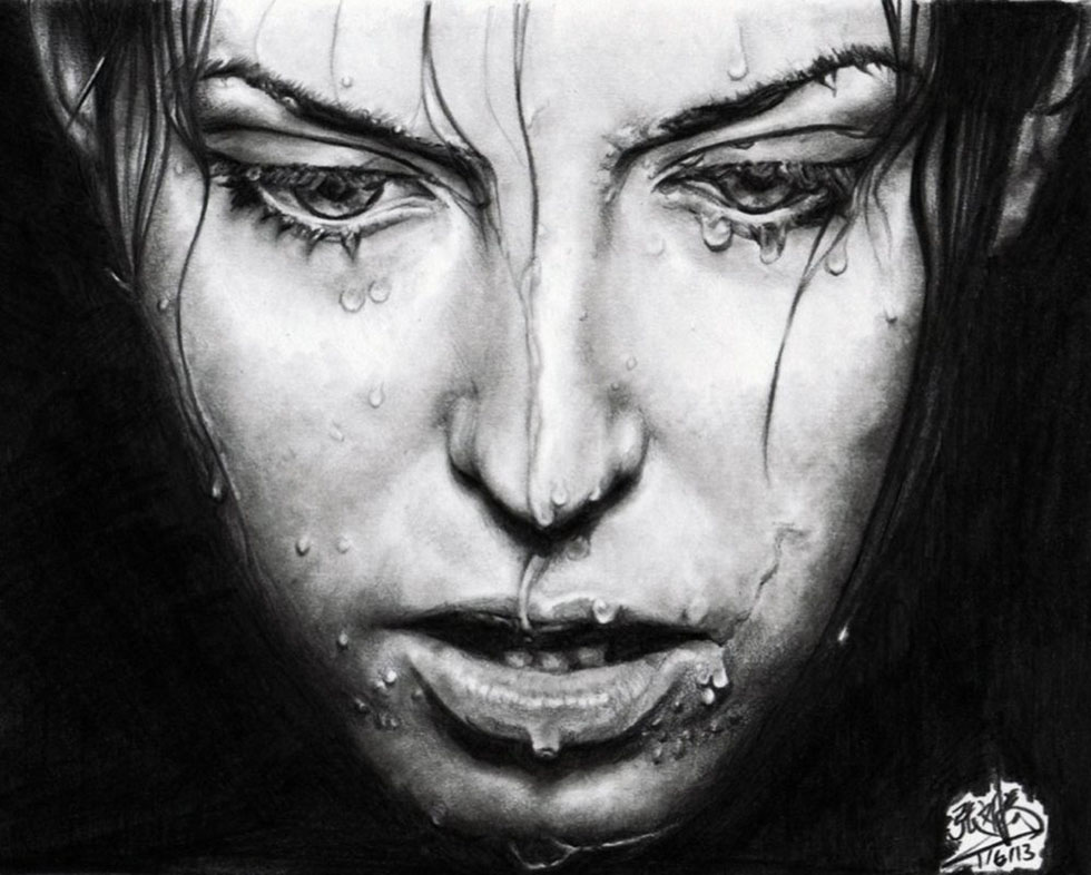 6 realistic face drawings by chaseroflight