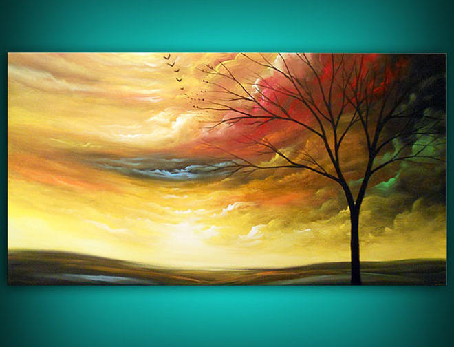 Beautiful tree painting -  9