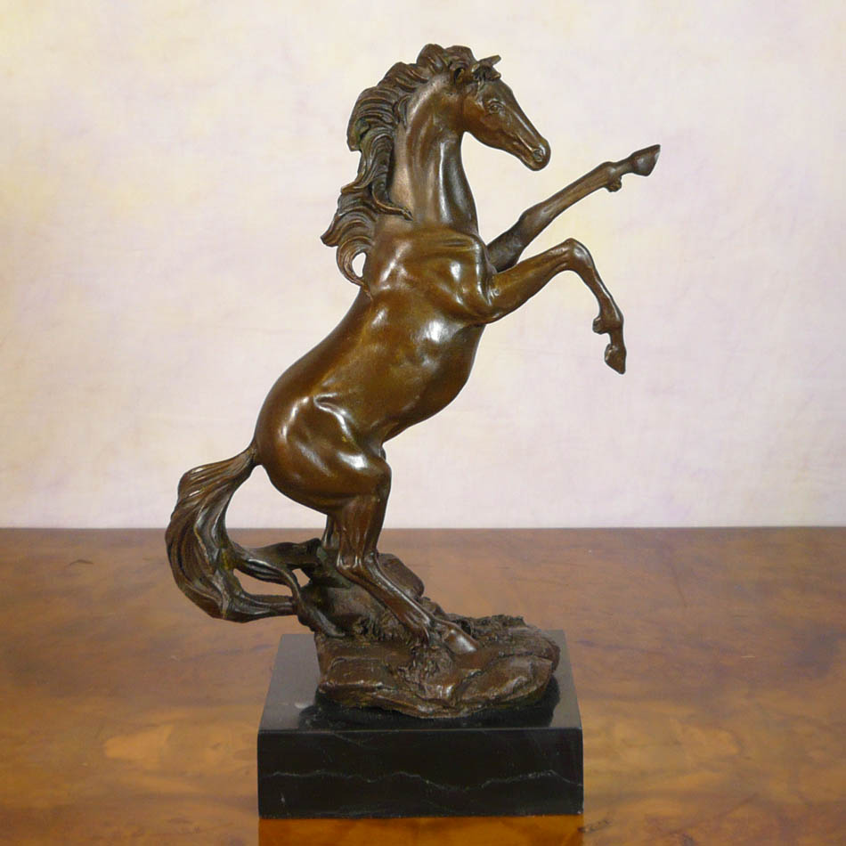 cheval bronze sculptures