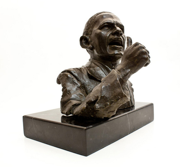 obamas bronze sculptures
