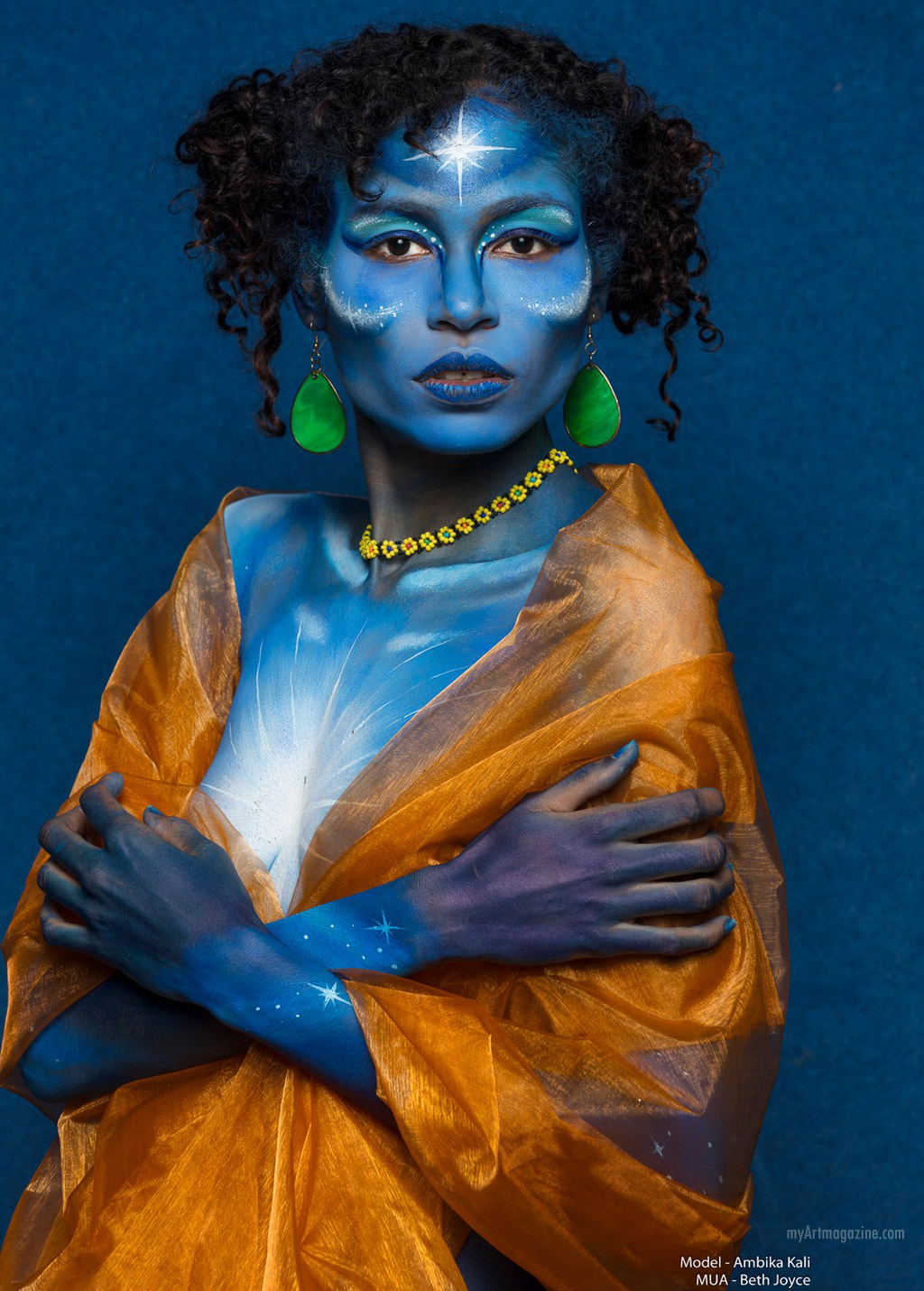 body painting woman by beths creations