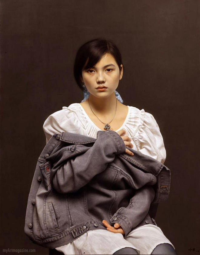 Neelan S Blog Hyper Realistic Painting Woman Portrait By Leng Jun